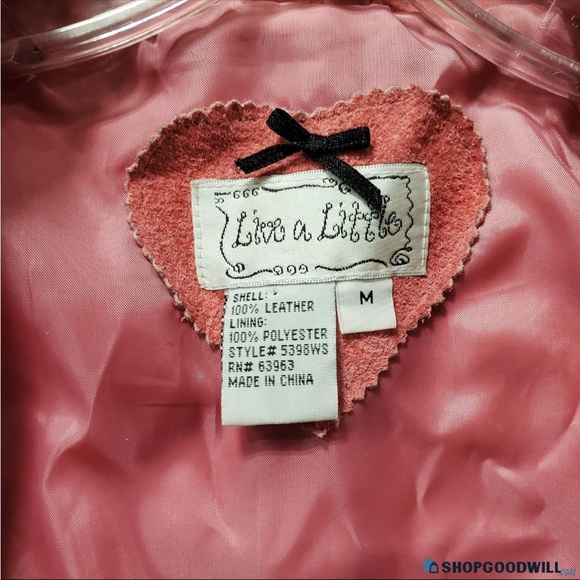 *needs dry cleaning~ Suede Jacket by Live a Little Size small - Picture 3 of 3